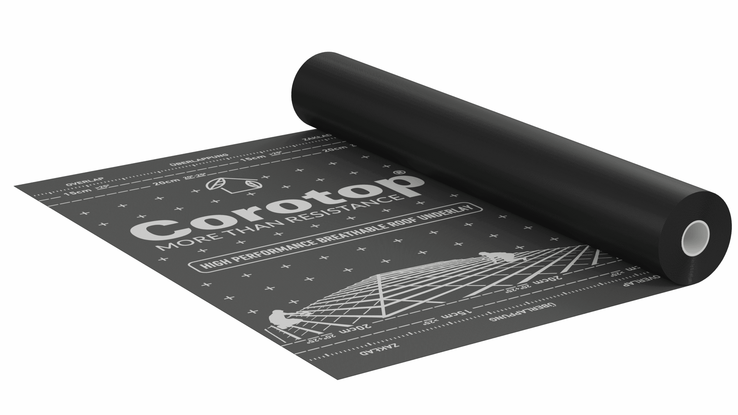 Ultra 220g/m² Pluss (med limstriper) til skifer og u-falset tegl - Bilde 3