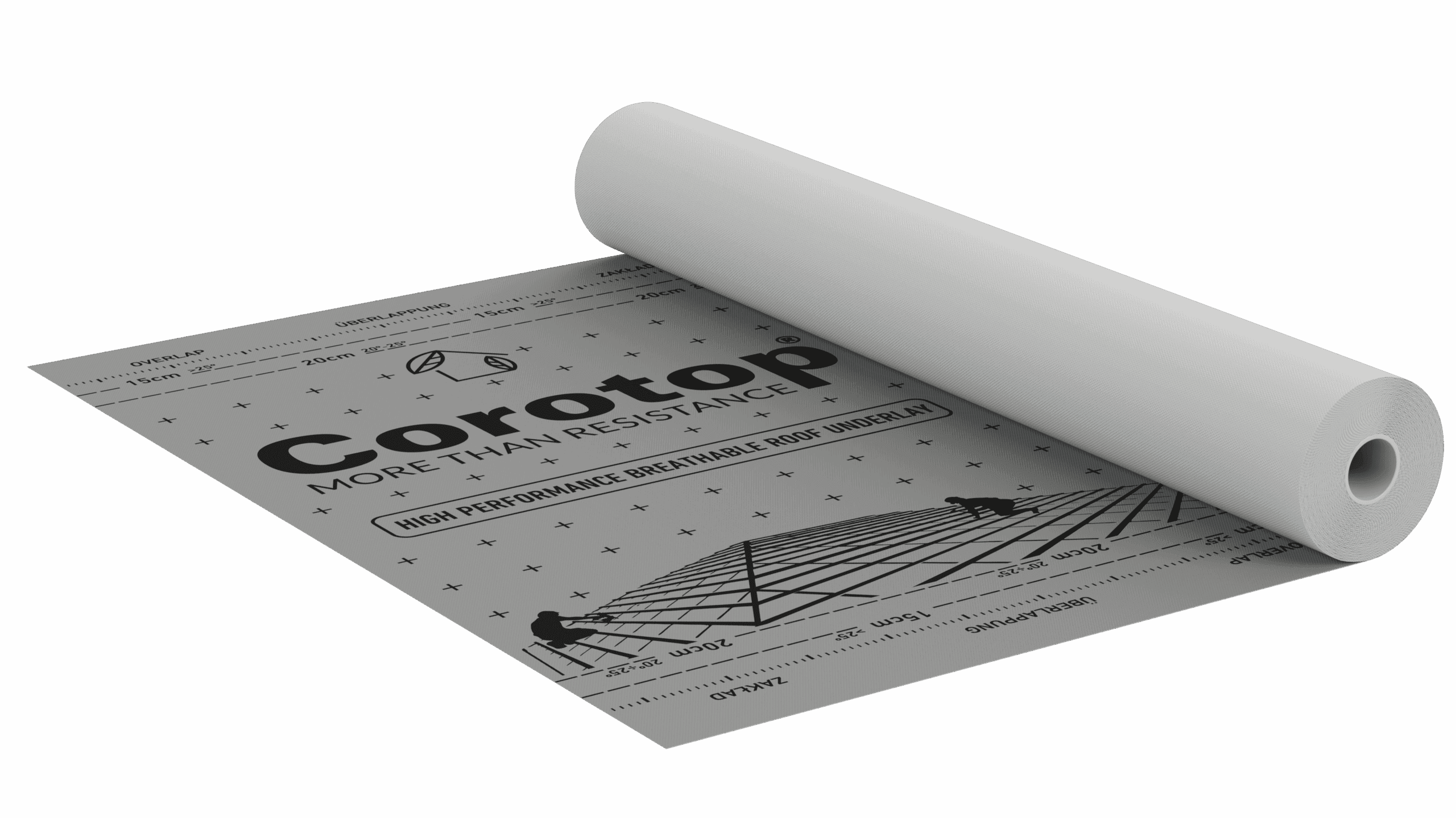 Corotop Light 100g/m²-1,5mx50m=75m2 – SINTEF godkjent Vindsperre - Bilde 2