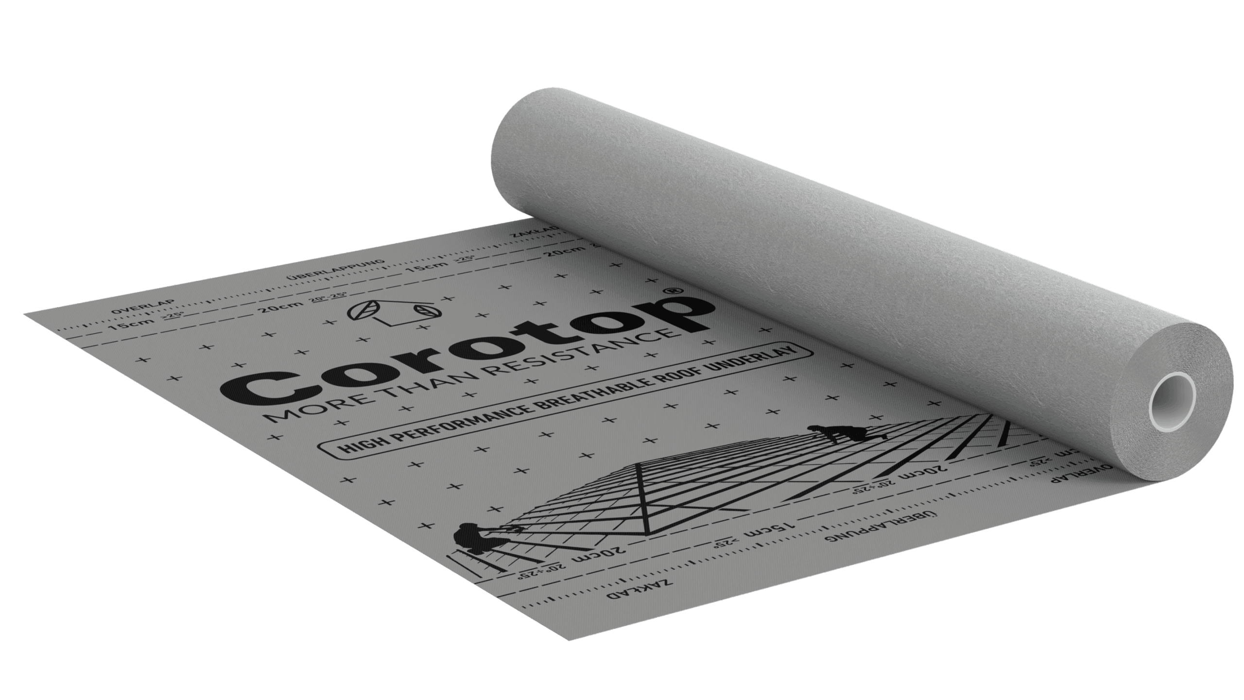 Corotop Power 250g/m² Pluss (med limstriper og kondensfilt) - Bilde 2