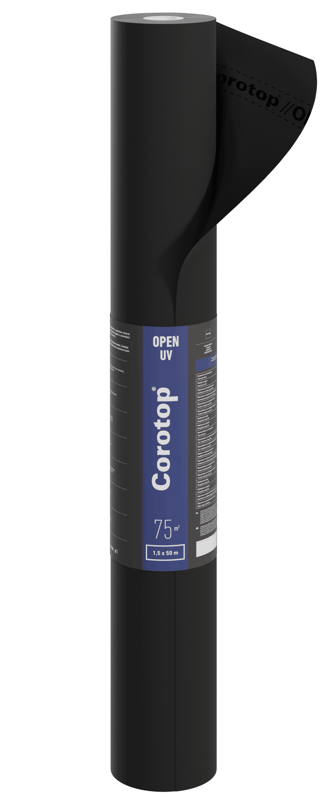 Corotop Open UV 200g/m2 Pluss (med limstriper) - Brannhemmende - Bilde 3