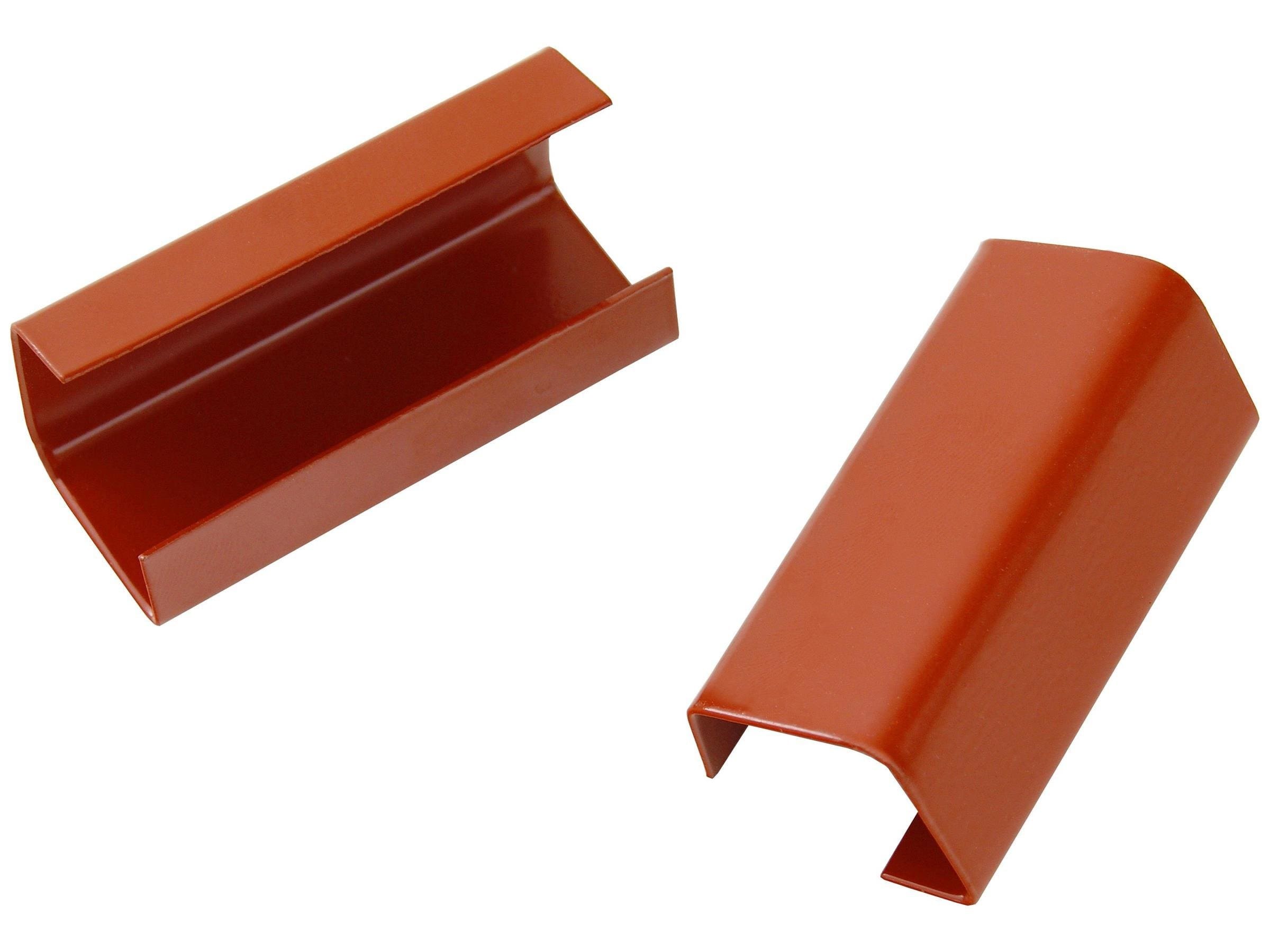 Koblingsbeslag for gittergelender TEGLRØD - snøfangerdel