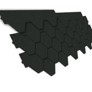 NEXLER Takshingel Trapez – SORT (80 eks. mva pr. kvm)