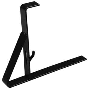 Konsoll til snøfanger for flate tak - SORT - TYPE U (15 cm)